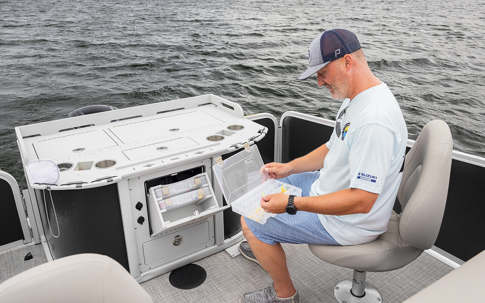 Rear Angler Station