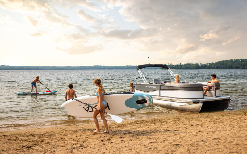 The No-Compromise Pontoon Boat: Sunscape by Premier Marine