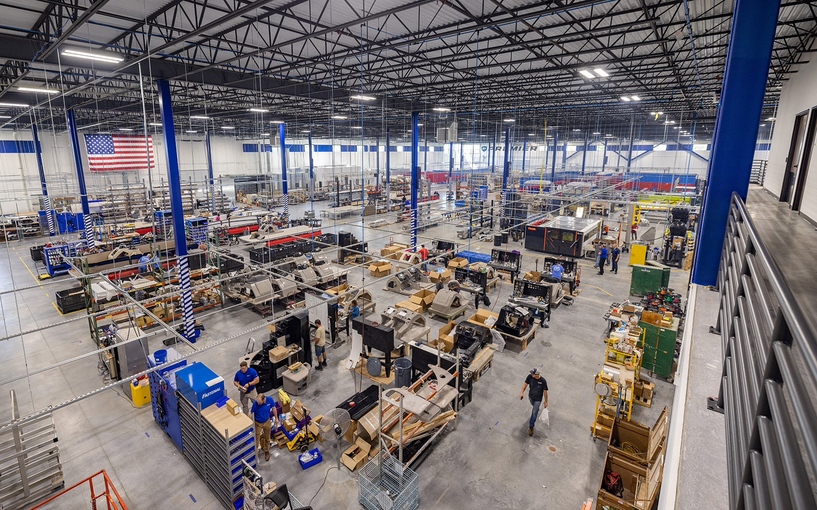 Boat building warehouse