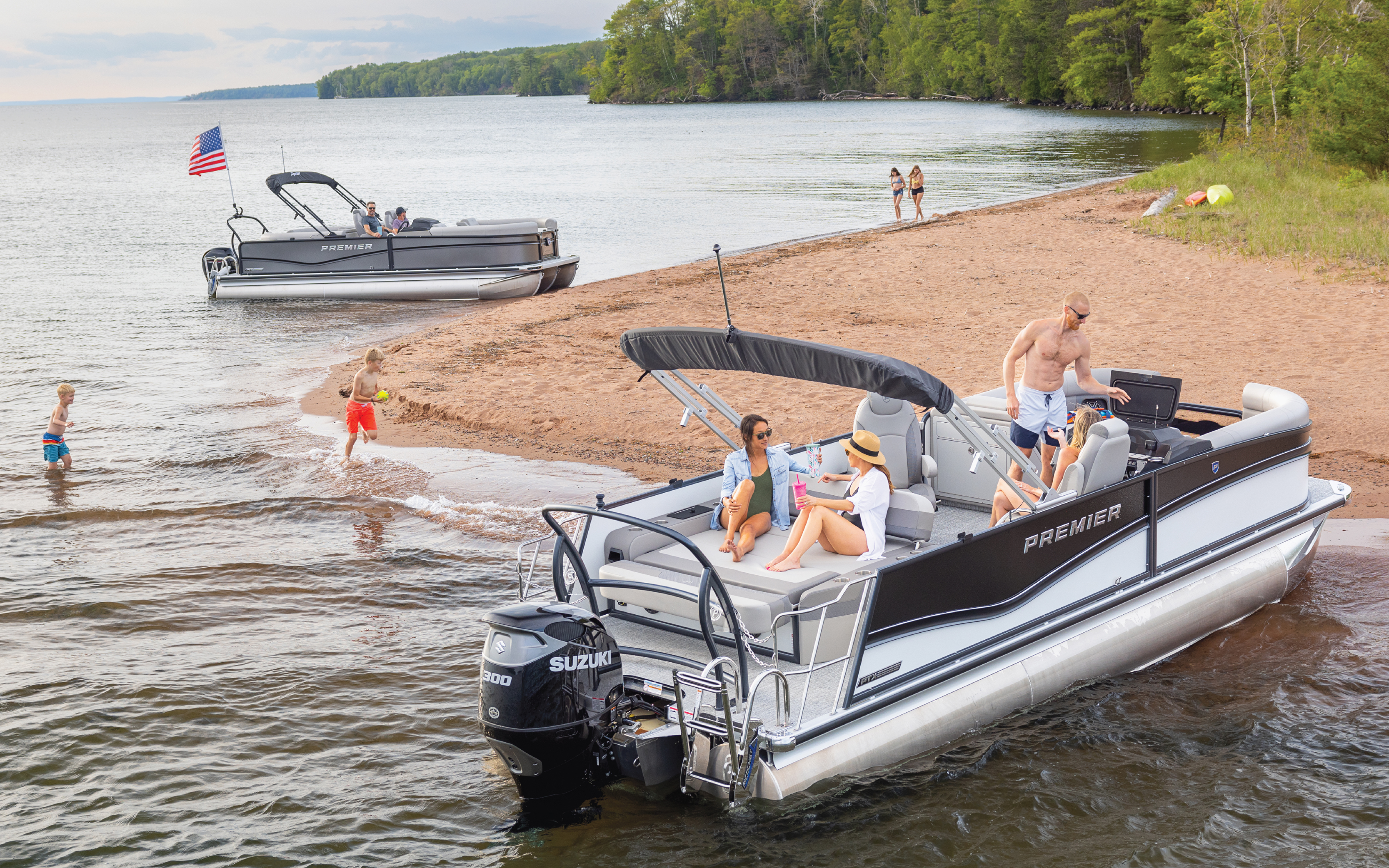 Premier Introduces All-New 2024 Sunsation and Solaris Series of Pontoons